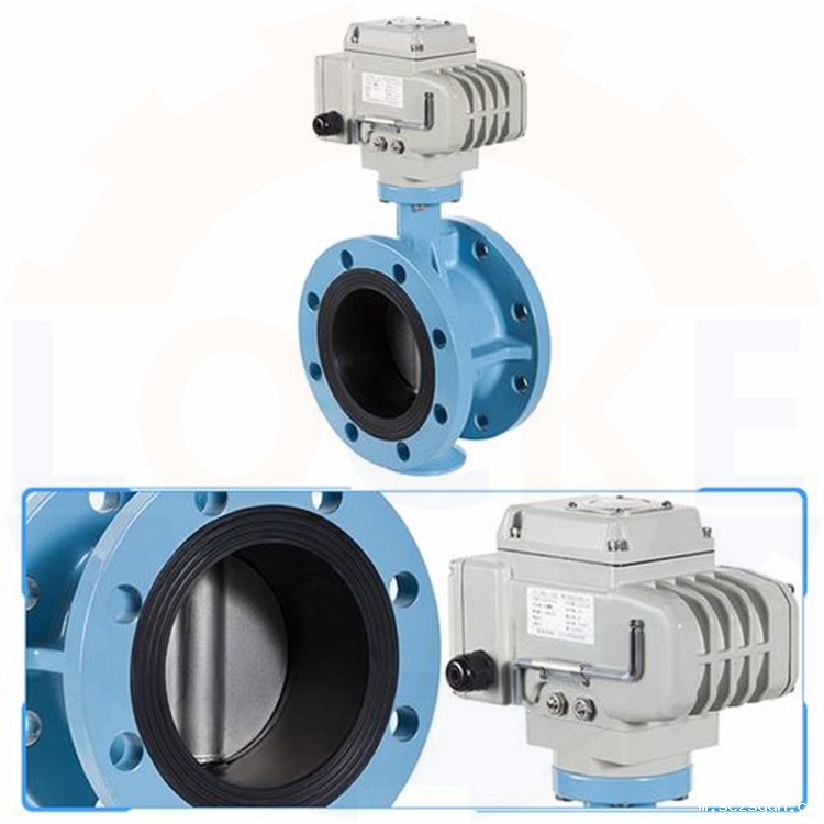 进口电动法兰蝶阀(图1) 进口电动法兰蝶阀(图1)