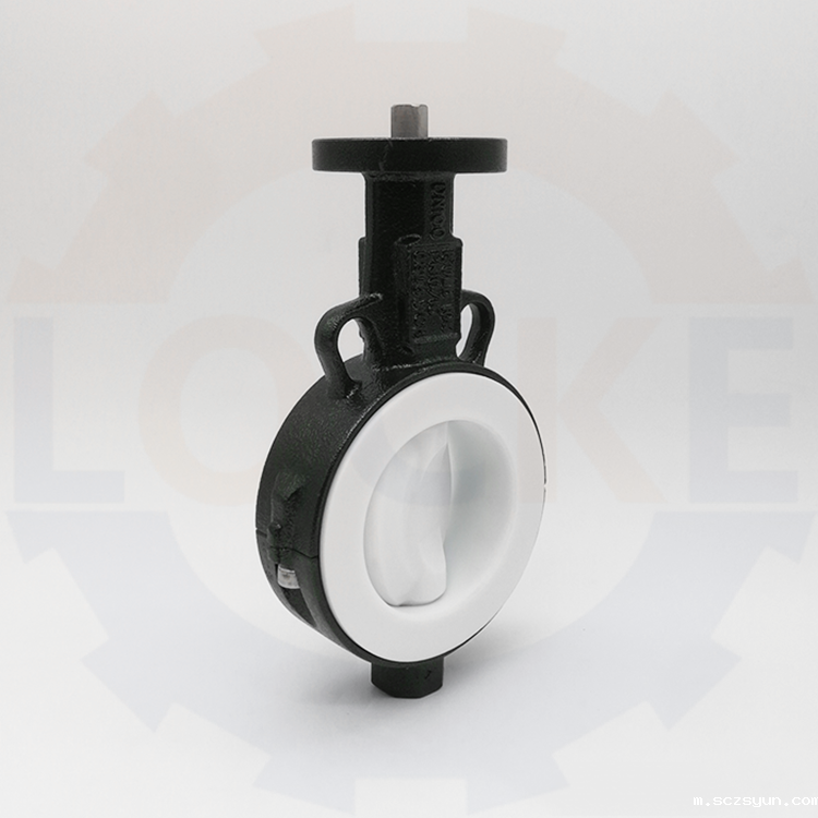 进口衬氟蝶阀(图1) 进口衬氟蝶阀(图1)