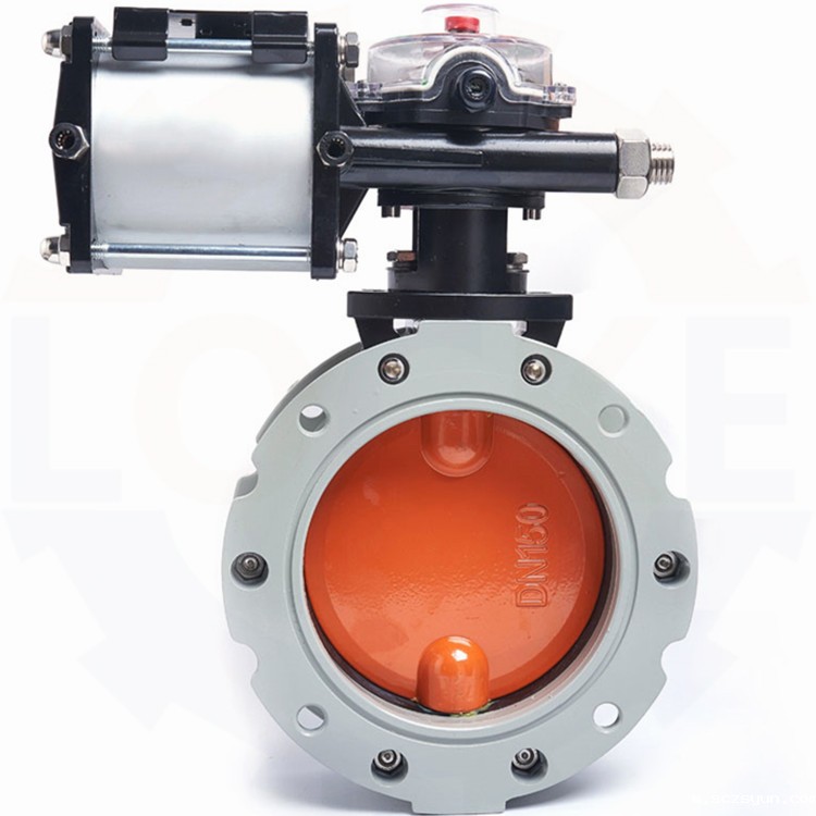 进口气动粉尘蝶阀(图1) 进口气动粉尘蝶阀(图1)