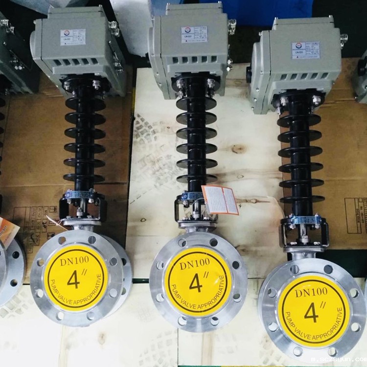 进口电动高温蝶阀(图1)
